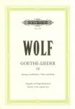 WOLF - GOETHE-LIEDER BAND III.