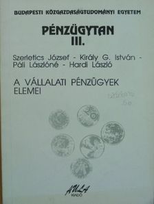 Hardi László - Pénzügytan III. [antikvár]