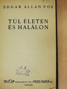 Edgar Allan Poe - Túl életen és halálon [antikvár]