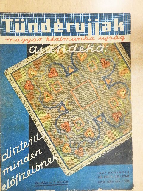 Petróczy Katalin - Tündérujjak 1937. november [antikvár]