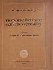 Arisztotelész - Filozófiatörténeti szöveggyűjtemény I. [antikvár]