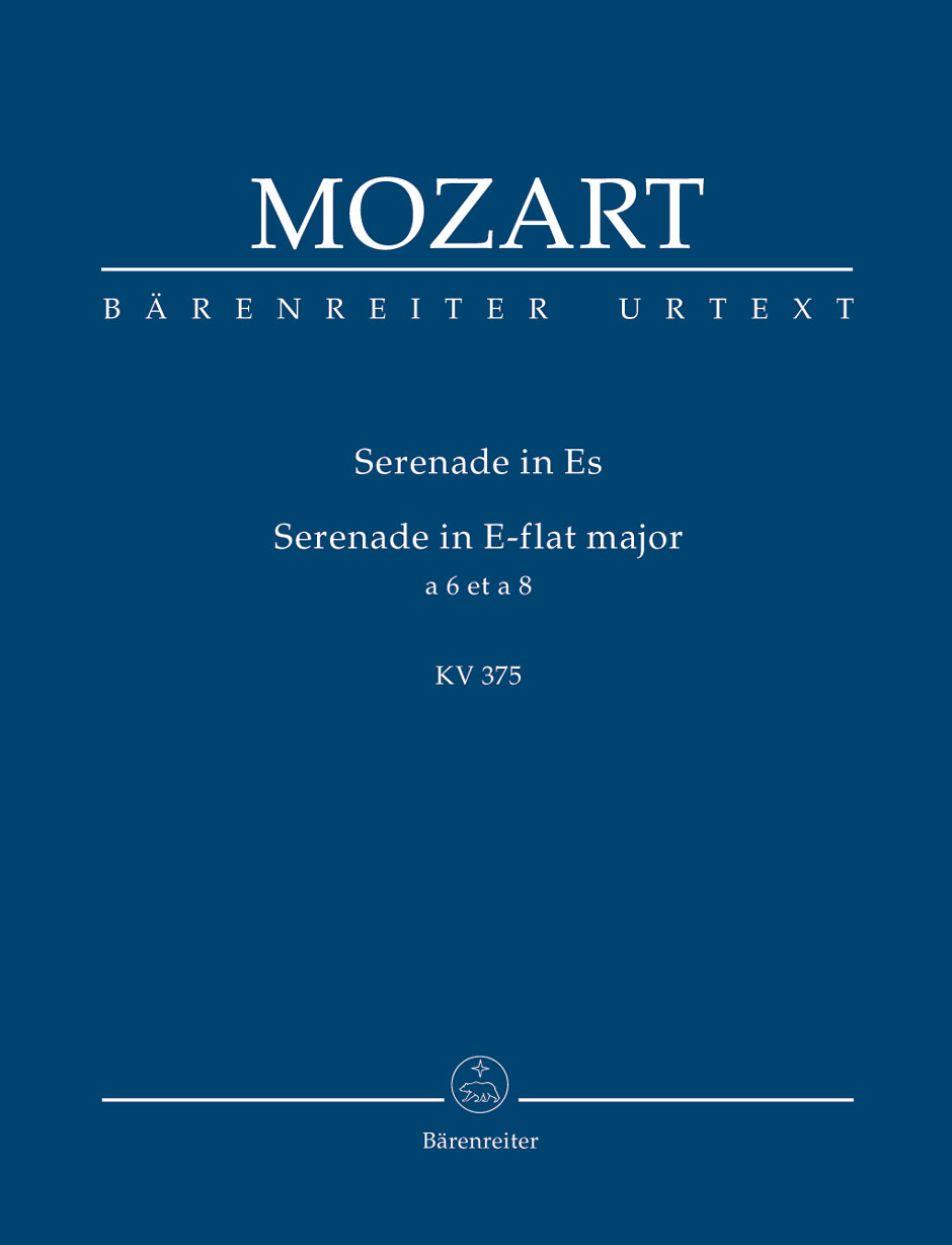 MOZART, W,A, - SERENADE IN ES a6 ET a8 KV 375 STUDIENPARTITUR