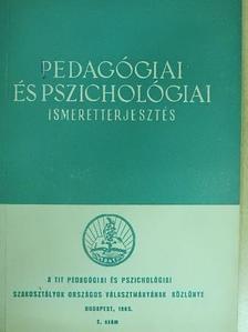 Dr. Kiss Tihamér - Pedagógiai és pszichológiai ismeretterjesztés 1965/2. [antikvár]