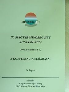 IX. Magyar Minőség Hét konferencia [antikvár]