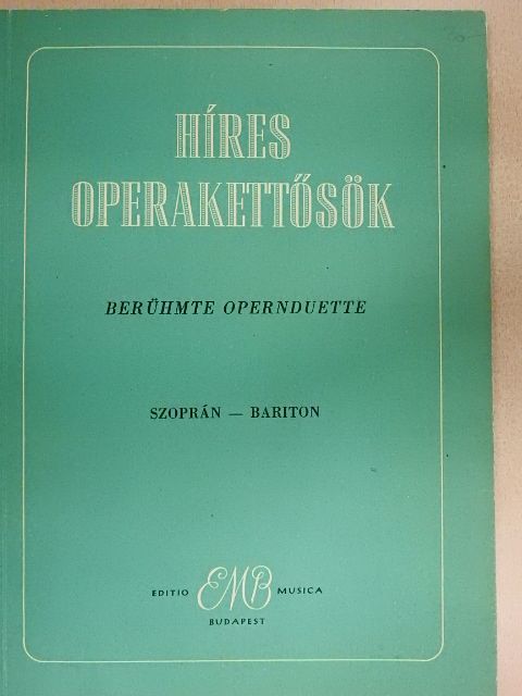 Mozart, W. A. - Híres operakettősök [antikvár]