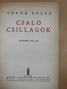 Török Rezső - Csaló csillagok [antikvár]