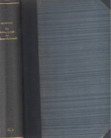 Dr. Hans v. Mangoldt - Anfangsgründe der Infinitesimalrechnung und der analytischen Geometrie [antikvár]