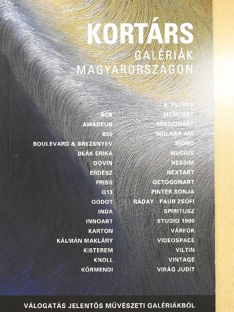 Kortárs galériák Magyarországon [antikvár]