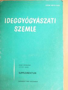 Bede Emese - Ideggyógyászati szemle 1982. december [antikvár]