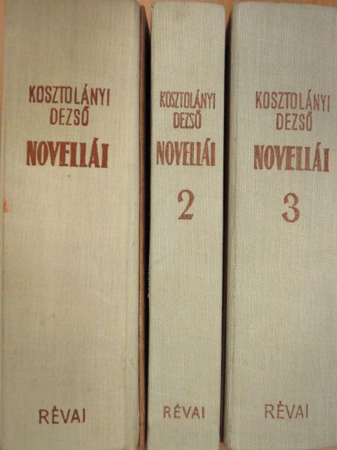 Kosztolányi Dezső - Kosztolányi Dezső novellái 1-3. [antikvár]