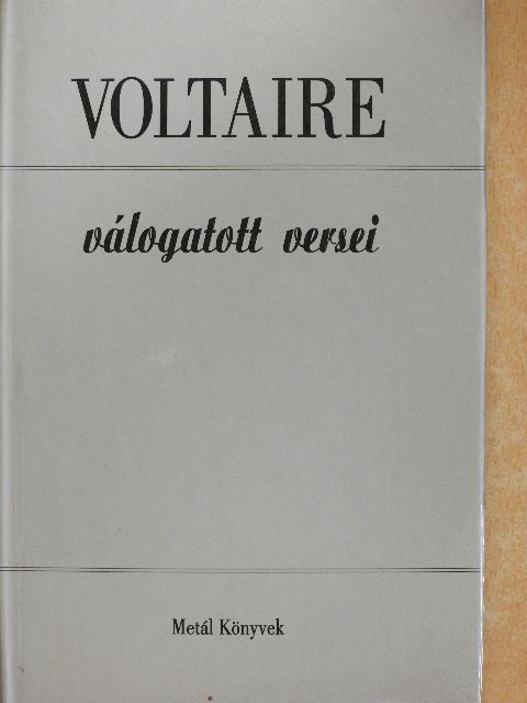 Voltaire - Voltaire válogatott versei [antikvár]
