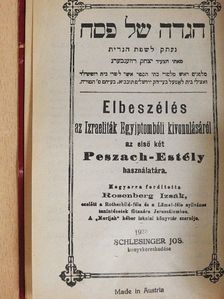 Elbeszélés az Izraeliták Egyiptombóli kivonulásáról [antikvár]
