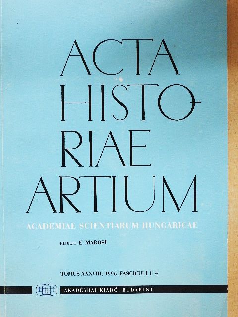 Csaba László - Acta Historiae Artium 1996 [antikvár]