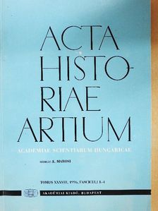 Csaba László - Acta Historiae Artium 1996 [antikvár]