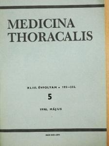Béres Tibor - Medicina Thoracalis 1990. május [antikvár]