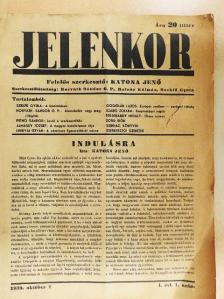 Almássy József - Jelenkor 1939. október 1. [antikvár]