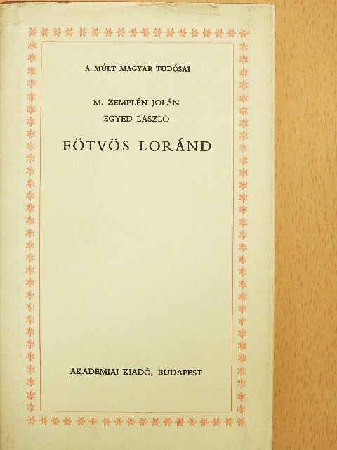 Egyed László - Eötvös Loránd [antikvár]