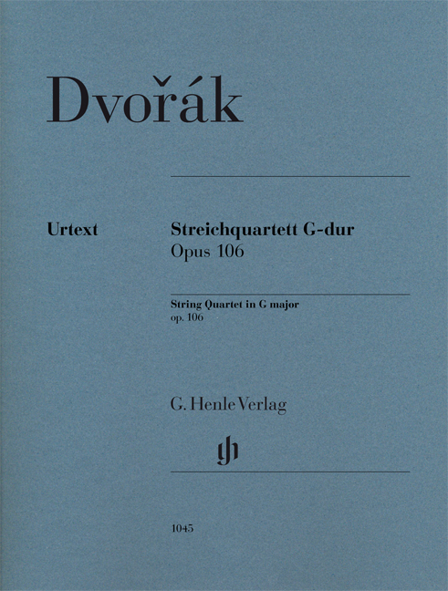 DVORAK - STREICHQUARTETT G-DUR OP.106, STIMMEN