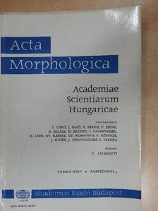 Csuka Orsolya - Acta Morphologica Academiae Scientiarum Hungaricae [antikvár]