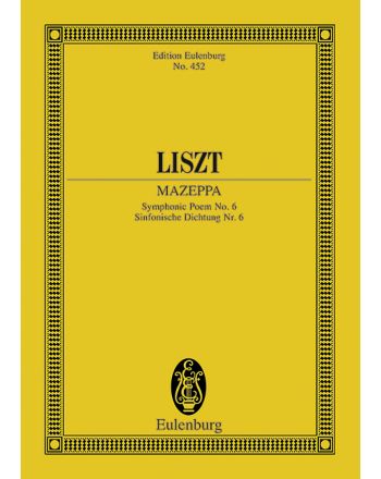 LISZT - MAZEPPA, SYMPHONIC POEM NO.6 POCKET SCORE