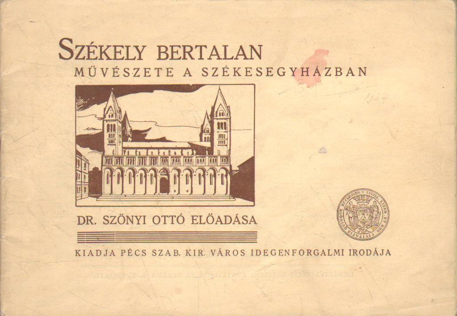 Dr. Szőnyi Ottó - Székely Bertalan művészete a Székesegyháza [antikvár]