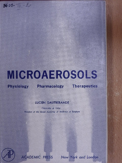 Lucien Dautrebande - Microaerosols [antikvár]