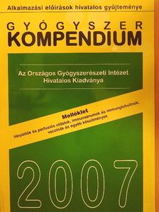 Gyógyszer kompendium 2007 Melléklet [antikvár]