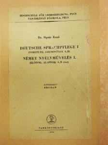Dr. Siptár Ernő - Német nyelvművelés I. [antikvár]