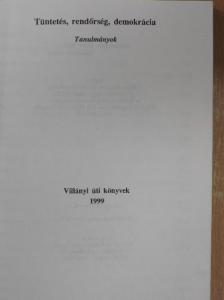 Magyar Gábor - Tüntetés, rendőrség, demokrácia [antikvár]