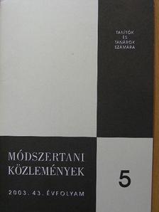 Balogh Terézia - Módszertani közlemények 2003/5. [antikvár]