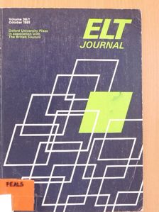 Don Porter - ELT Journal October 1981 [antikvár]
