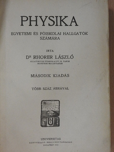 Dr. Rhorer László - Physika [antikvár]