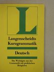 Dr. Heinz F. Wendt - Langenscheidts Kurzgrammatik Deutsch [antikvár]