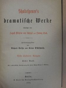 William Shakespeare - Shakespeare's dramatische Werke 1. (gótbetűs) [antikvár]