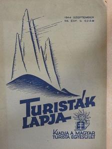 Dr. Tulogdy János - Turisták Lapja 1944. szeptember [antikvár]