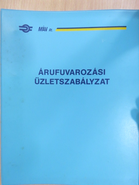 Árufuvarozási üzletszabályzat [antikvár]