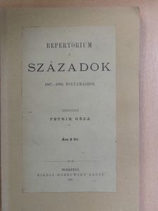 Petrik Géza - Repertorium a Századok 1867-1890. folyamaihoz [antikvár]