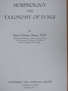 Ernst Athearn Bessey - Morphology and Taxonomy of Fungi [antikvár]