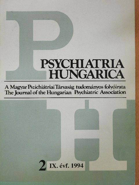 Dr. Fekete Sándor - Psychiatria Hungarica 1994/2. [antikvár]