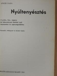 Dr. Anghi Csaba - Nyúltenyésztés [antikvár]