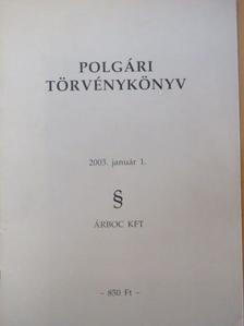 Polgári törvénykönyv [antikvár]