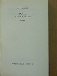 Luis Trenker - Duell in den Bergen [antikvár]