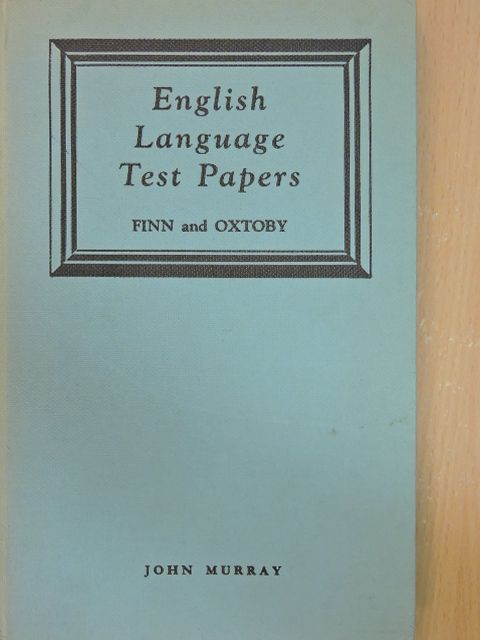 English Language Test Papers [antikvár]