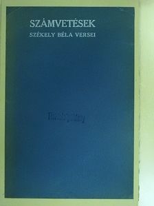 Székely Béla - Számvetések [antikvár]