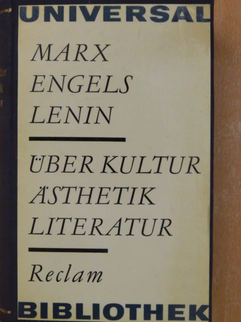 Engels - Über Kultur, ästhetik, literatur [antikvár]
