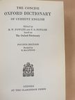 The Concise Oxford Dictionary of Current English [antikvár]