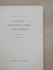 Max Reisch - Indien - Lockende Ferne [antikvár]