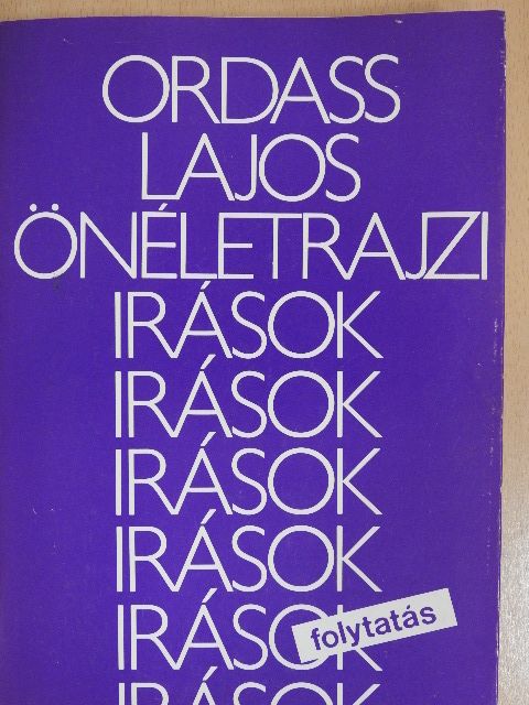 Ordass Lajos - Önéletrajzi írások II. (töredék) (dedikált példány) [antikvár]