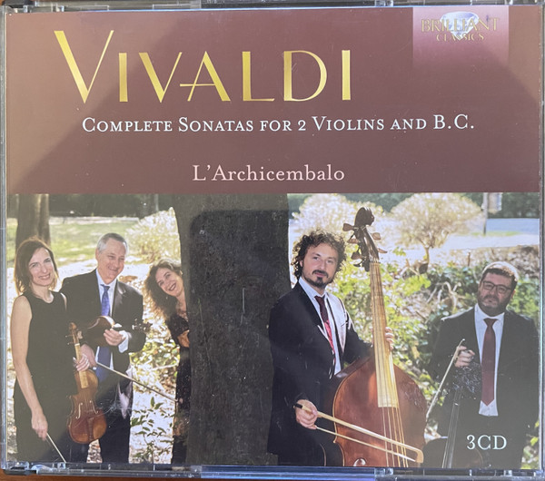 Vivaldi - COMPLETE SONATAS FOR 2 VIOLINSAND B.C.. 3CD L'ARCHICEMBALO