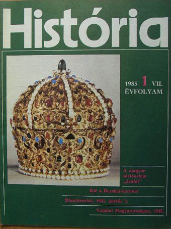 Bácskai Vera - História 1985/1. [antikvár]